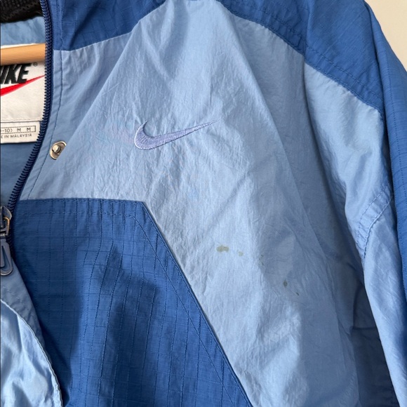 Vintage Nike Two-Tone Blue Raincoat medium - Picture 3 of 7